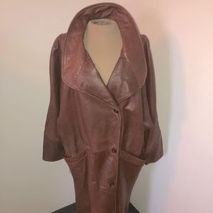 Vintage LNR leather coat